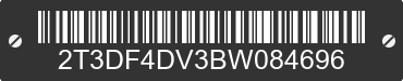2011 TOYOTA RAV4 2T3DF4DV3BW084696 VIN decoded