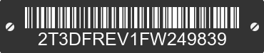 2015 TOYOTA RAV4 2T3DFREV1FW249839 VIN decoded