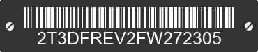 2015 TOYOTA RAV4 2T3DFREV2FW272305 VIN decoded