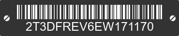 2014 TOYOTA RAV4 2T3DFREV6EW171170 VIN decoded