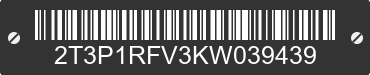 2019 TOYOTA RAV4 2T3P1RFV3KW039439 VIN decoded