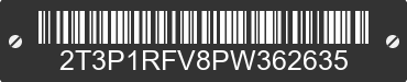 2023 TOYOTA RAV4 2T3P1RFV8PW362635 VIN decoded