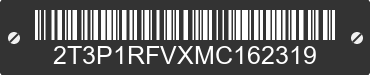 2021 TOYOTA RAV4 2T3P1RFVXMC162319 VIN decoded