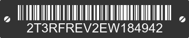 2014 TOYOTA RAV4 2T3RFREV2EW184942 VIN decoded