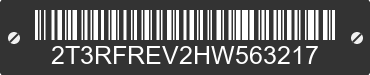 2017 TOYOTA RAV4 2T3RFREV2HW563217 VIN decoded