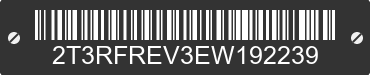 2014 TOYOTA RAV4 2T3RFREV3EW192239 VIN decoded