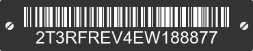 2014 TOYOTA RAV4 2T3RFREV4EW188877 VIN decoded