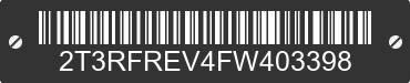 2015 TOYOTA RAV4 2T3RFREV4FW403398 VIN decoded