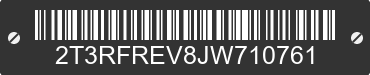 2018 TOYOTA RAV4 2T3RFREV8JW710761 VIN decoded