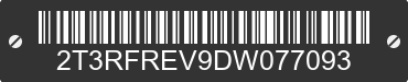 2013 TOYOTA RAV4 2T3RFREV9DW077093 VIN decoded