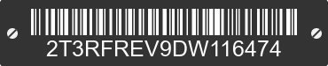 2013 TOYOTA RAV4 2T3RFREV9DW116474 VIN decoded