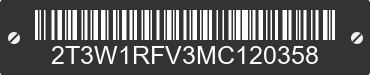 2021 TOYOTA RAV4 2T3W1RFV3MC120358 VIN decoded