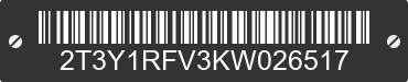 2019 TOYOTA RAV4 2T3Y1RFV3KW026517 VIN decoded