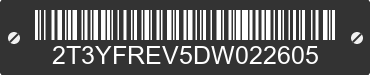 2013 TOYOTA RAV4 2T3YFREV5DW022605 VIN decoded