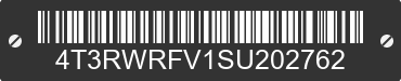 2025 TOYOTA RAV4 4T3RWRFV1SU202762 VIN decoded