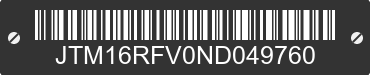 2022 TOYOTA RAV4 JTM16RFV0ND049760 VIN decoded