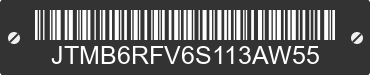 2025 TOYOTA RAV4 JTMB6RFV6S113AW55 VIN decoded