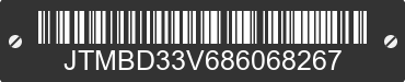2008 TOYOTA RAV4 JTMBD33V686068267 VIN decoded