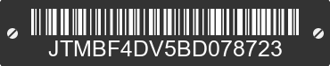 2011 TOYOTA RAV4 JTMBF4DV5BD078723 VIN decoded