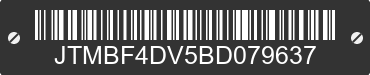 2011 TOYOTA RAV4 JTMBF4DV5BD079637 VIN decoded