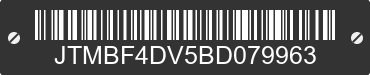 2011 TOYOTA RAV4 JTMBF4DV5BD079963 VIN decoded
