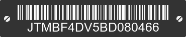 2011 TOYOTA RAV4 JTMBF4DV5BD080466 VIN decoded