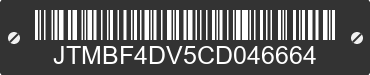 2012 TOYOTA RAV4 JTMBF4DV5CD046664 VIN decoded