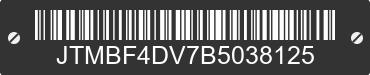 2011 TOYOTA RAV4 JTMBF4DV7B5038125 VIN decoded