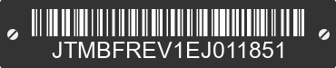 2014 TOYOTA RAV4 JTMBFREV1EJ011851 VIN decoded