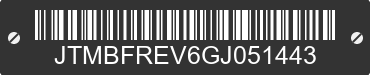 2016 TOYOTA RAV4 JTMBFREV6GJ051443 VIN decoded