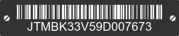 2009 TOYOTA RAV4 JTMBK33V59D007673 VIN decoded
