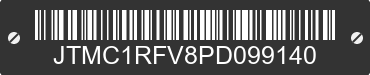 2023 TOYOTA RAV4 JTMC1RFV8PD099140 VIN decoded