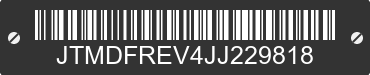 2018 TOYOTA RAV4 JTMDFREV4JJ229818 VIN decoded