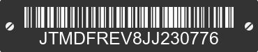 2018 TOYOTA RAV4 JTMDFREV8JJ230776 VIN decoded
