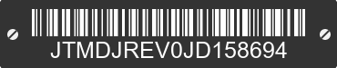 2018 TOYOTA RAV4 JTMDJREV0JD158694 VIN decoded