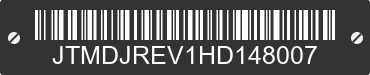2017 TOYOTA RAV4 JTMDJREV1HD148007 VIN decoded