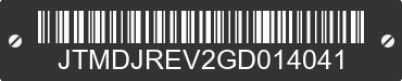 2016 TOYOTA RAV4 JTMDJREV2GD014041 VIN decoded