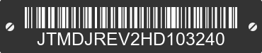 2017 TOYOTA RAV4 JTMDJREV2HD103240 VIN decoded