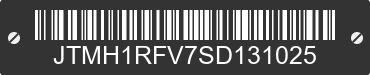 2025 TOYOTA RAV4 JTMH1RFV7SD131025 VIN decoded