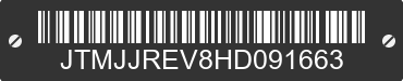 2017 TOYOTA RAV4 JTMJJREV8HD091663 VIN decoded