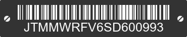 2025 TOYOTA RAV4 JTMMWRFV6SD600993 VIN decoded