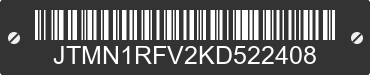 2019 TOYOTA RAV4 JTMN1RFV2KD522408 VIN decoded