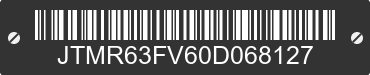 0 TOYOTA RAV4 JTMR63FV60D068127 VIN decoded