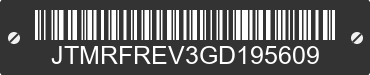 2016 TOYOTA RAV4 JTMRFREV3GD195609 VIN decoded