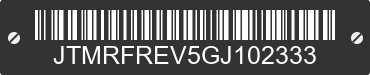 2016 TOYOTA RAV4 JTMRFREV5GJ102333 VIN decoded