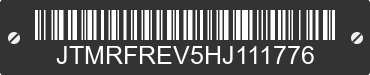 2017 TOYOTA RAV4 JTMRFREV5HJ111776 VIN decoded