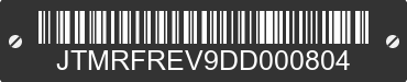 2013 TOYOTA RAV4 JTMRFREV9DD000804 VIN decoded