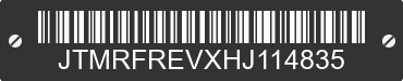 2017 TOYOTA RAV4 JTMRFREVXHJ114835 VIN decoded