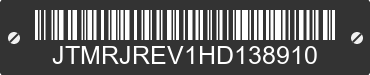 2017 TOYOTA RAV4 JTMRJREV1HD138910 VIN decoded