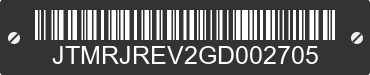2016 TOYOTA RAV4 JTMRJREV2GD002705 VIN decoded